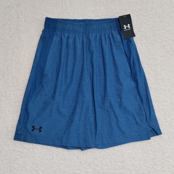 Under Armour Mens Tech Vent Shorts Sz Small Blue Athletic Loose Fit 1376955 NWT - Picture 2 of 15